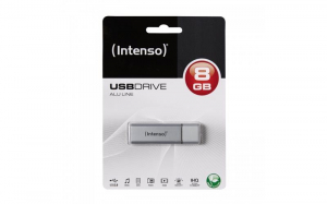 Pen Drive 8GB Intenso ALU LINE USB 2.0 ezüst (3521462)